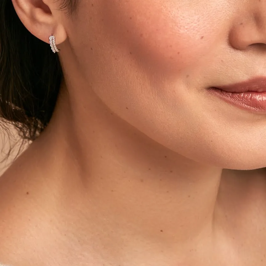 Créoles The Crown De Zirconium-Histoire d'Or Sale