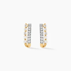 Créoles The Crown De Zirconium-Histoire d'Or Clearance