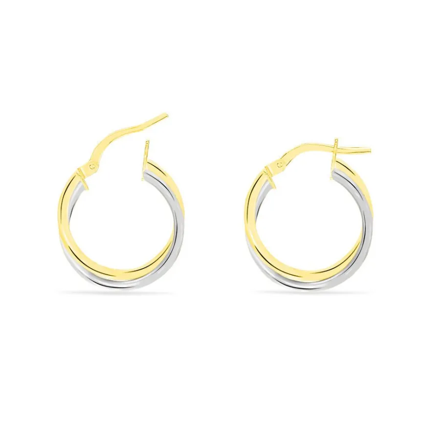 Histoire d'Or Créoles Tita Or Bicolore