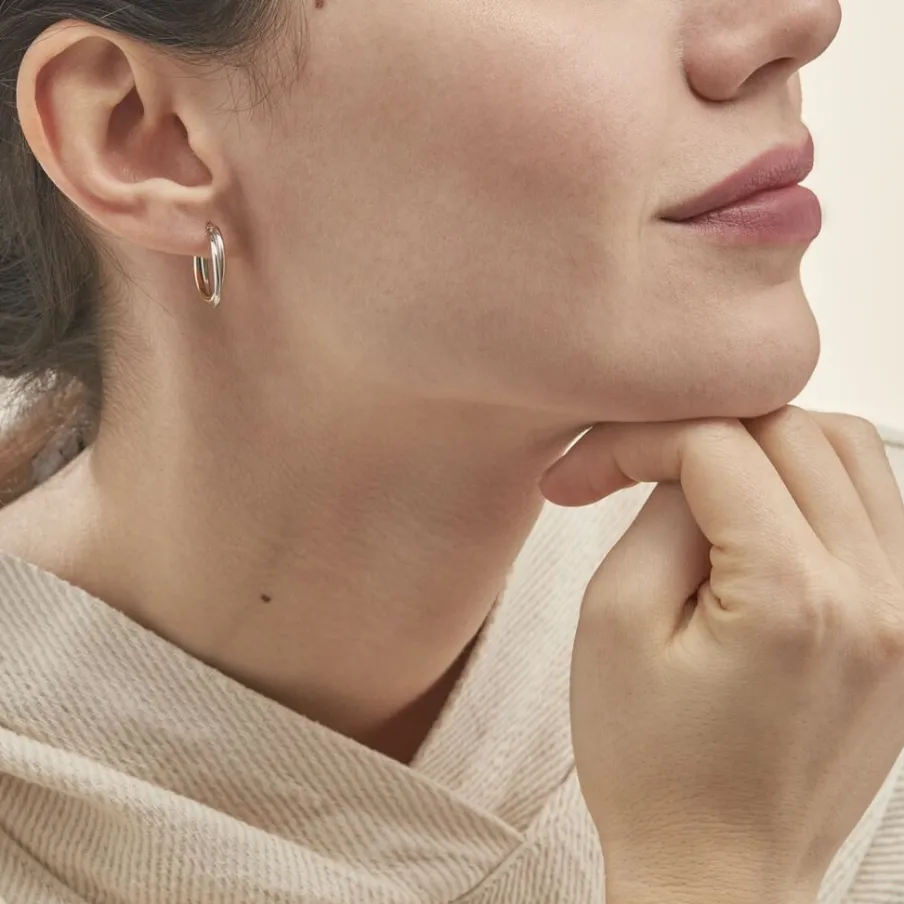 Histoire d'Or Créoles Tita Or Bicolore