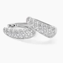 Créoles Tiwa De Zirconium-Histoire d'Or Hot