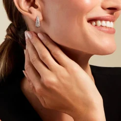 Créoles Tiwa De Zirconium-Histoire d'Or Hot