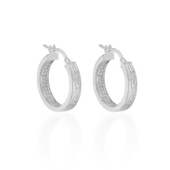 Histoire d'Or Créoles Ugenie Or Blanc