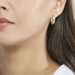 Histoire d'Or Créoles Ugenie Or Blanc