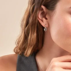 Histoire d'Or Créoles Viana Argent Blanc