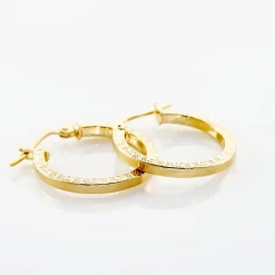 Histoire d'Or Créoles Xanthia Or Jaune