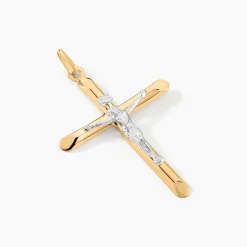 Histoire d'Or DAMIAN KREUZ 2 Unisex Anhänger Gold 375 (9 Karat) Christus