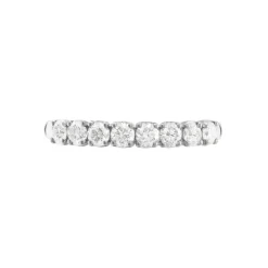 Histoire d'Or Demi Alliance Eloise Platine Blanc Diamant