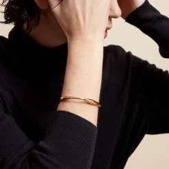 Jonc Gold Aura Acier Jaune-Histoire d'Or New