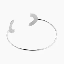 Jonc Harper Argent Blanc-Histoire d'Or Clearance