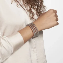 Histoire d'Or Jonc Ouvert Acier Blanc Galaad