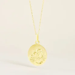 Histoire d'Or Médaille Or Jaune Saint Joseph