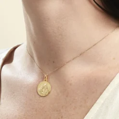 Histoire d'Or Médaille Or Jaune Saint Joseph