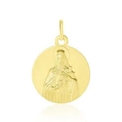 Médaille Or Jaune Sainte Thérèse-Histoire d'Or Online