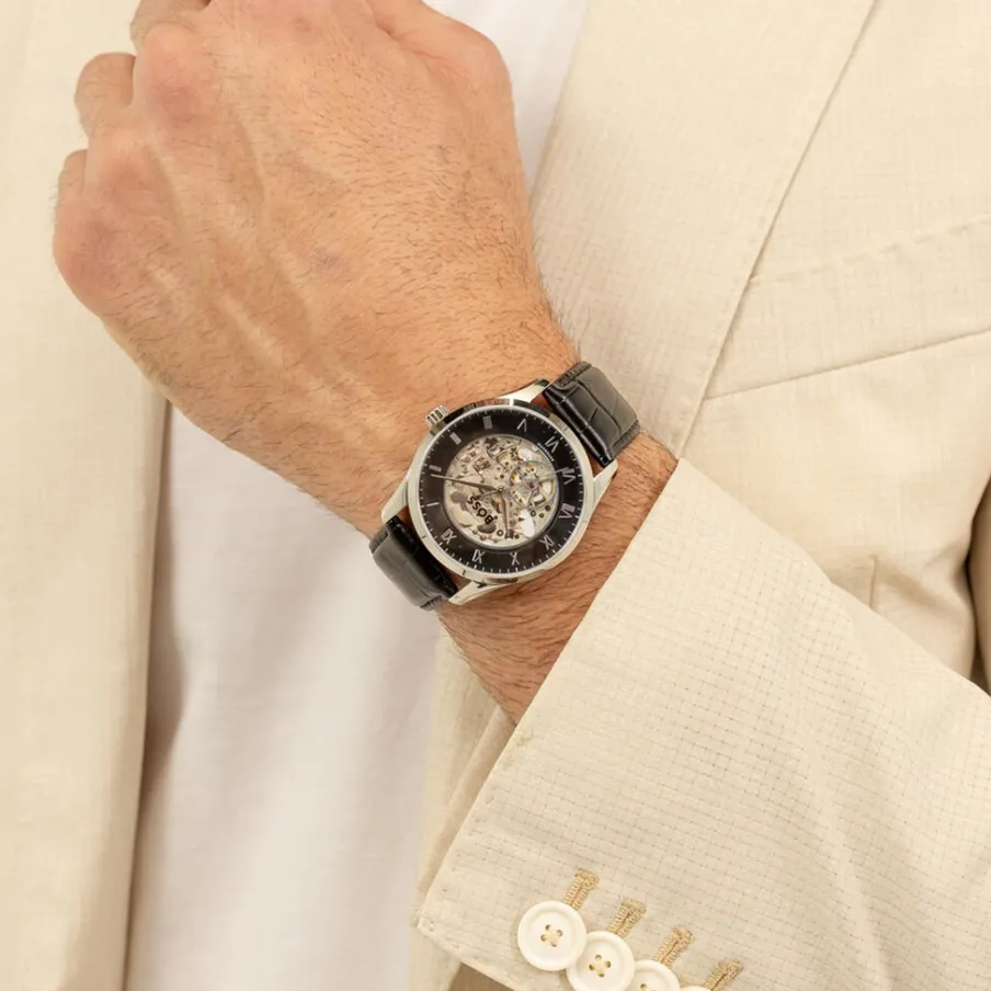 HUGO BOSS Montre Boss Principle Skeleton Noir