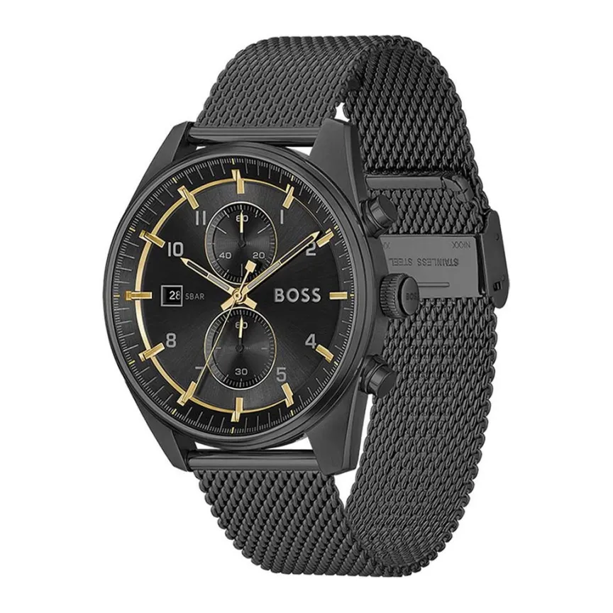 Montre Boss Skytraveller Noir-HUGO BOSS Online
