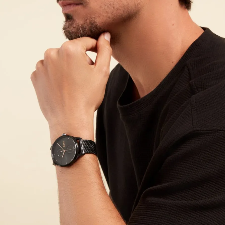 HUGO BOSS Montre Boss Tyler Noir