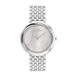 CALVIN KLEIN Montre Twisted Bezel Gris