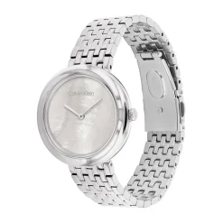 CALVIN KLEIN Montre Twisted Bezel Gris