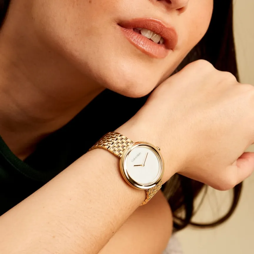 Montre Twisted Bezel Blanc-CALVIN KLEIN Clearance