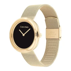 CALVIN KLEIN Montre Twisted Bezel Noir