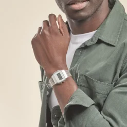 Montre Vintage Edgy Blanc-CASIO COLLECTION Discount