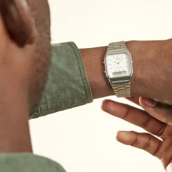 CASIO COLLECTION Montre Vintage Blanc