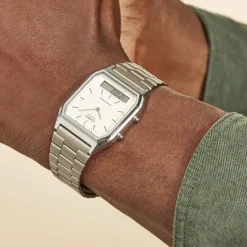 CASIO COLLECTION Montre Vintage Blanc