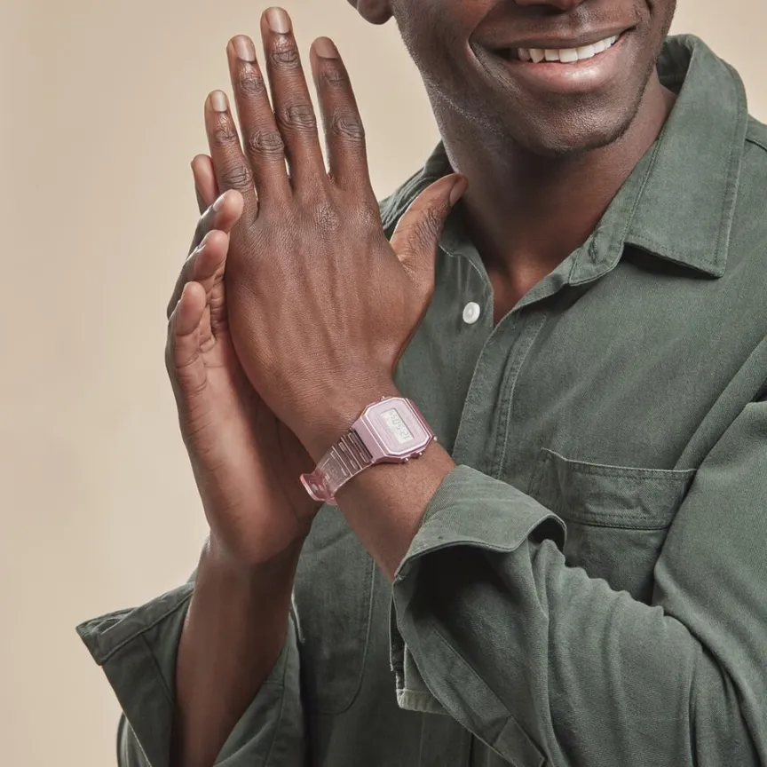 Montre Vintage Edgy Rose-CASIO COLLECTION