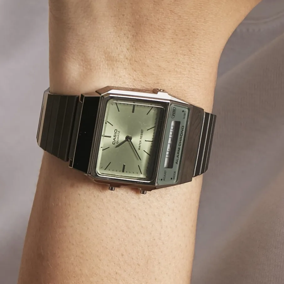 CASIO COLLECTION Montre Vintage Edgy Vert