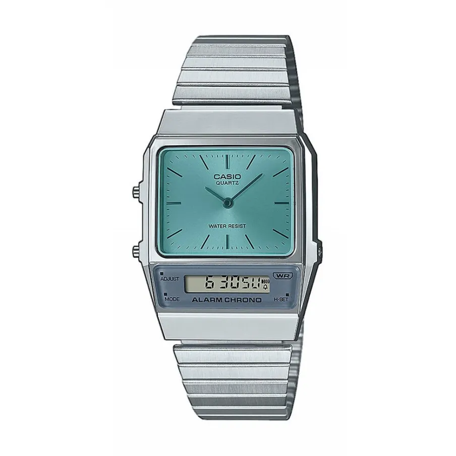 CASIO COLLECTION Montre Vintage Edgy Bleu