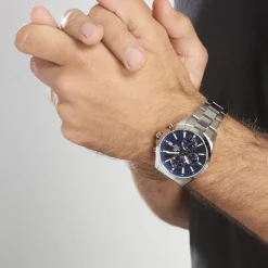 Montre Bleu-CASIO EDIFICE
