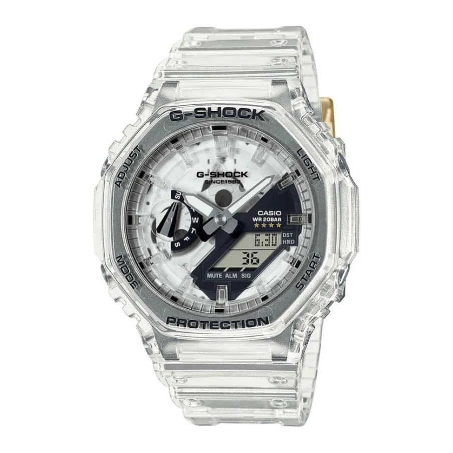 CASIO G-SHOCK Montre Bicolore Blanc / Noir