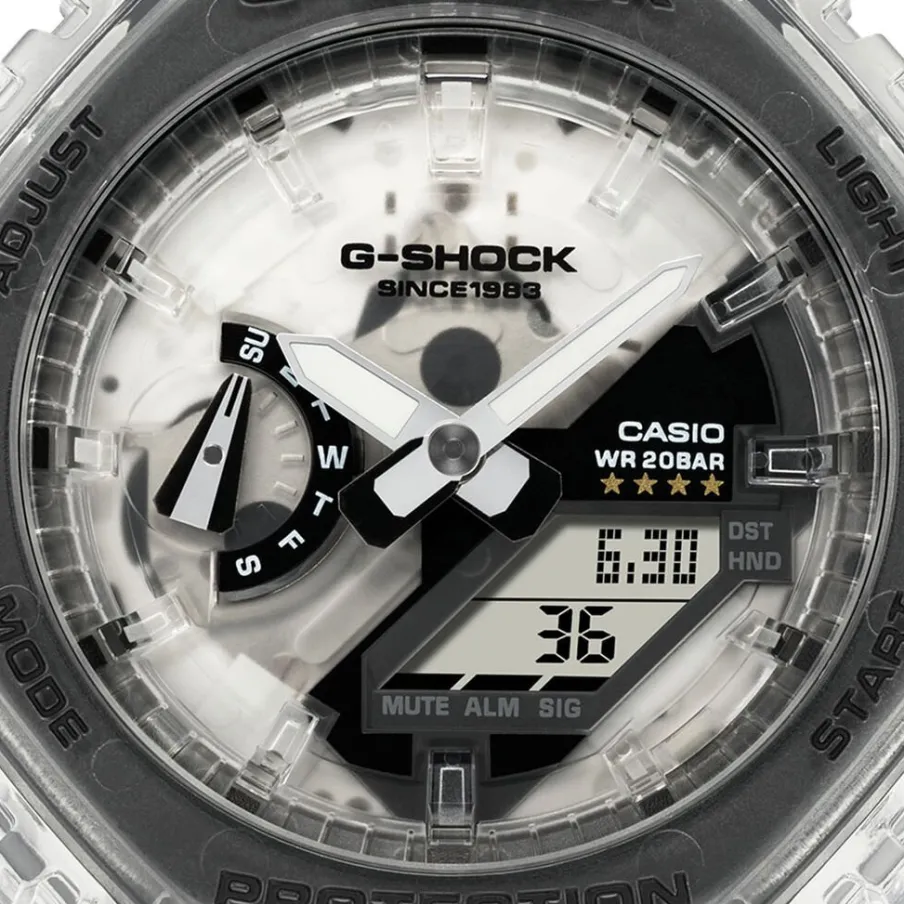 CASIO G-SHOCK Montre Bicolore Blanc / Noir