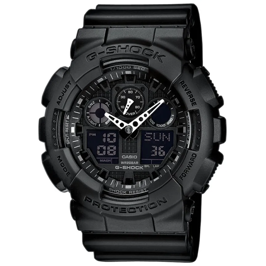 Montre Black & White Noir-CASIO G-SHOCK New