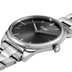 CLUSE Montre Feroce Petite Acier Blanc