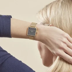 CLUSE Montre Tetragone Noir