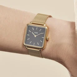 CLUSE Montre Tetragone Noir