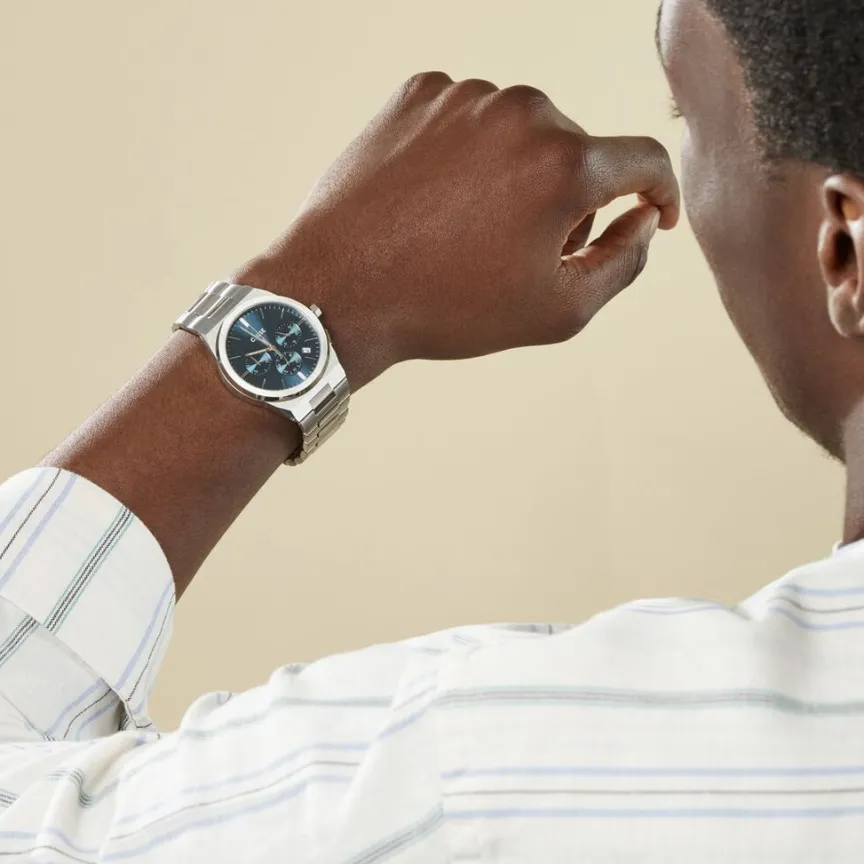 Montre Vigoureux Chrono Bleu-CLUSE Online