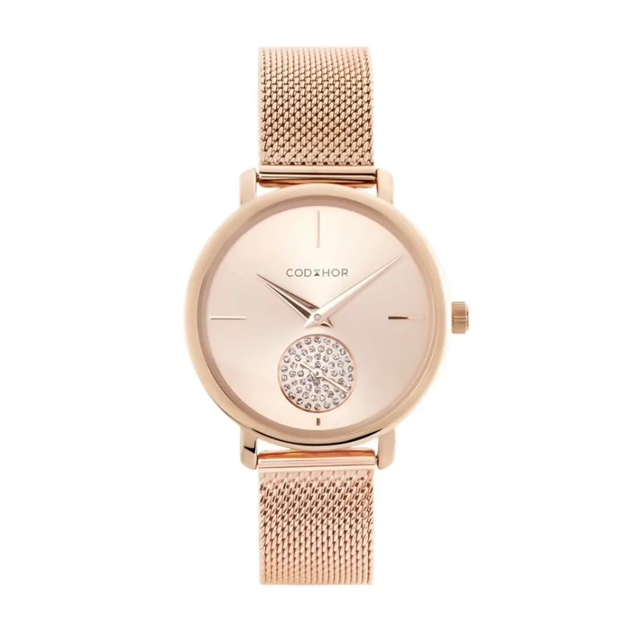 CODHOR Montre Amele Dore Rose