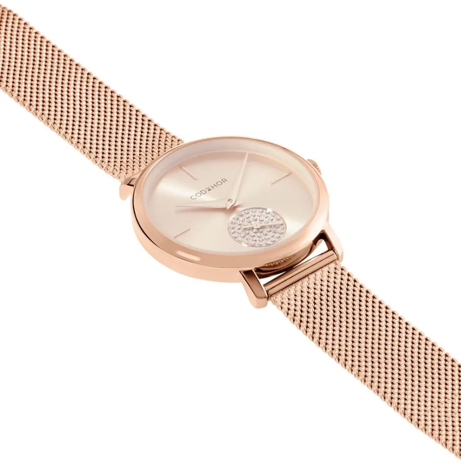 CODHOR Montre Amele Dore Rose