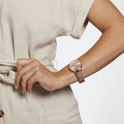 CODHOR Montre Amele Dore Rose