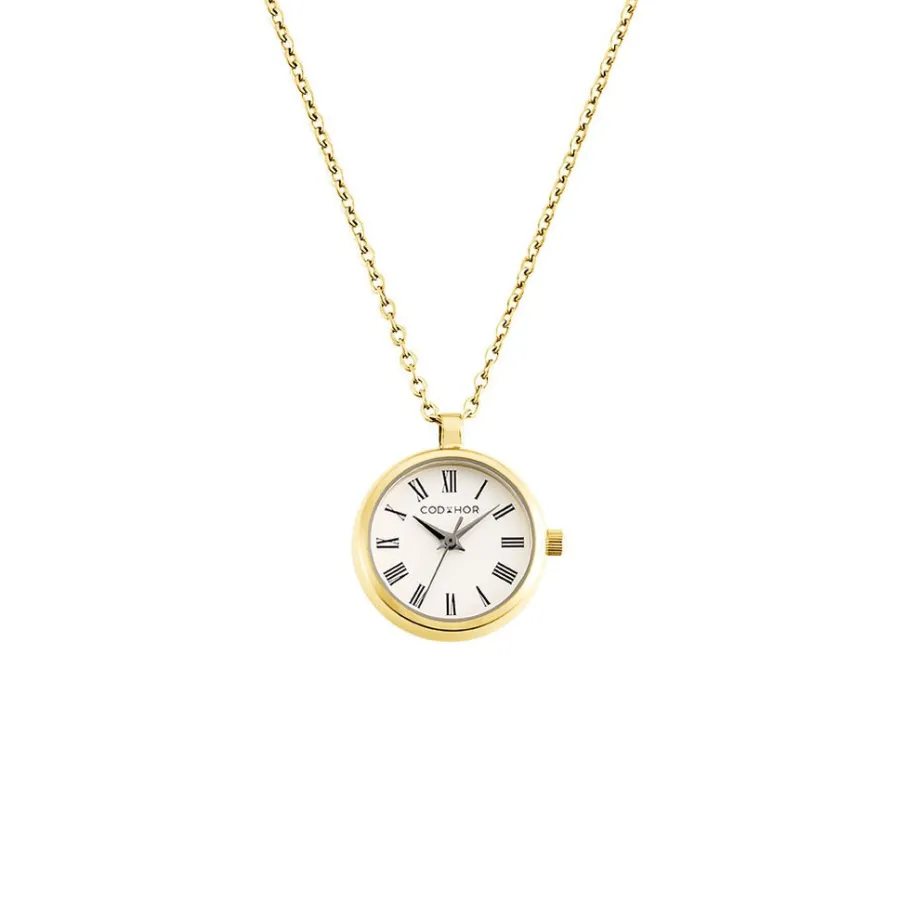 CODHOR Montre Collier Felicie Blanc