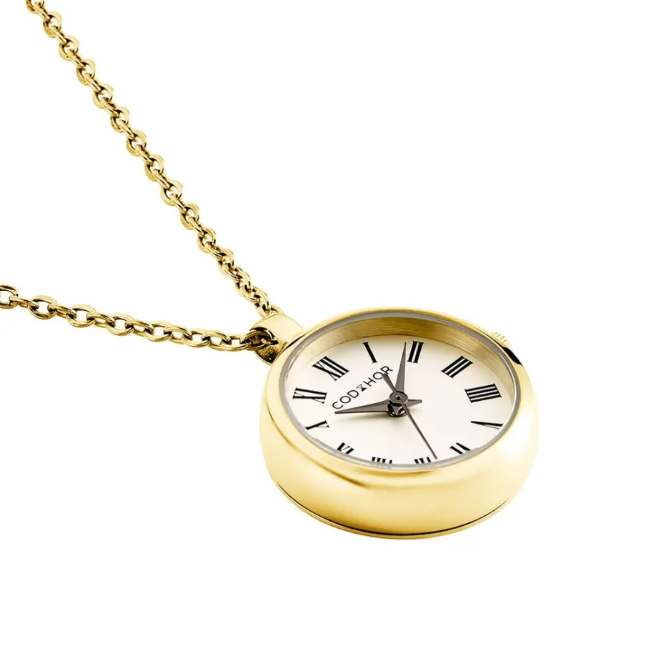 CODHOR Montre Collier Felicie Blanc