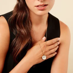 CODHOR Montre Collier Felicie Blanc