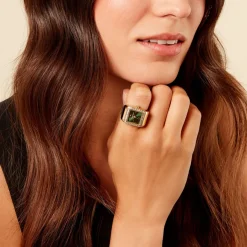 CODHOR Montre Montre Bague Cléo Vert