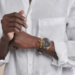 DIESEL Montre Mega Chief Noir