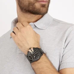 Montre Mega Chief Noir-DIESEL Sale