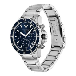 EMPORIO ARMANI Montre World Explorer Bleu