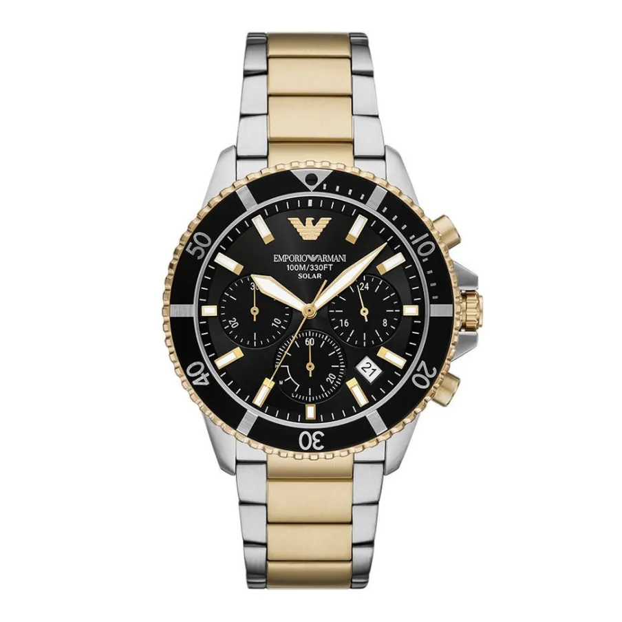 EMPORIO ARMANI Montre World Explorer Noir